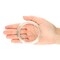The Beadsmith Half-Round Craft Wire - Medium Temper Beading Wire, Silver Color, 16 Gauge, 4 Yards